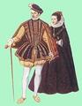 1565 г. Испанский дворянин и дама